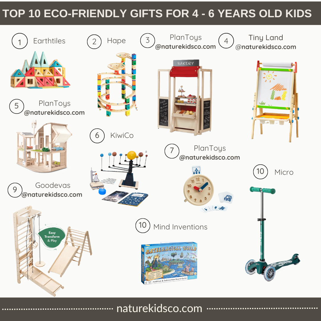 10 Best Eco Friendly Educational Gifts for 4 6 Year Olds 2024 Guide Nature Kids Co