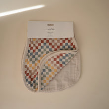 Load image into Gallery viewer, Mushie Organic Cotton Muslin Burp Cloth 2-Pack