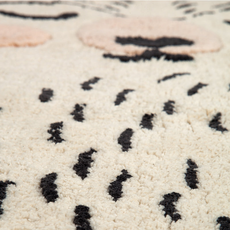 Odino Polar Bear Cotton Baby Rug – Cream