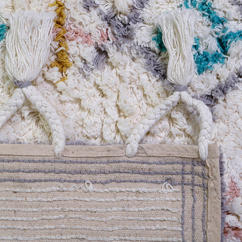 Milko Berber-Style Cotton Kids' Rug