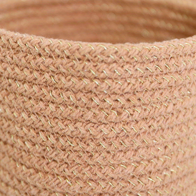 Ilse Cotton Rope Storage Baskets, Set of 3 – Almond