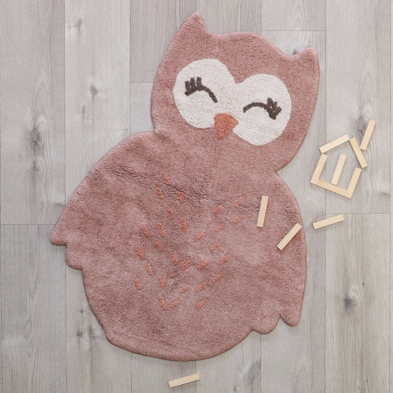 Little Pepa Owl Cotton Kids' Rug