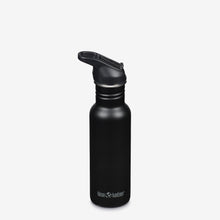 Load image into Gallery viewer, Klean Kanteen 18 oz Classic Water Bottle with Flip Seal Sport Cap & Stainless Steel Straw – Non-Toxic & Eco-Friendly