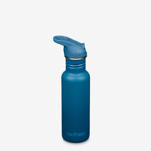 Load image into Gallery viewer, Klean Kanteen 18 oz Classic Water Bottle with Flip Seal Sport Cap & Stainless Steel Straw – Non-Toxic & Eco-Friendly