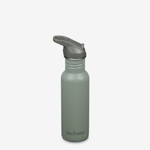 Load image into Gallery viewer, Klean Kanteen 18 oz Classic Water Bottle with Flip Seal Sport Cap & Stainless Steel Straw – Non-Toxic & Eco-Friendly