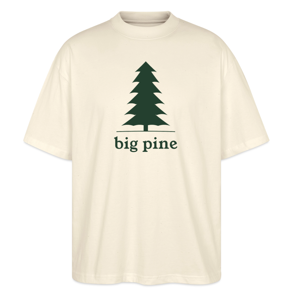 Men's Big Pine Organic Cotton Oversized T-Shirt - natural raw