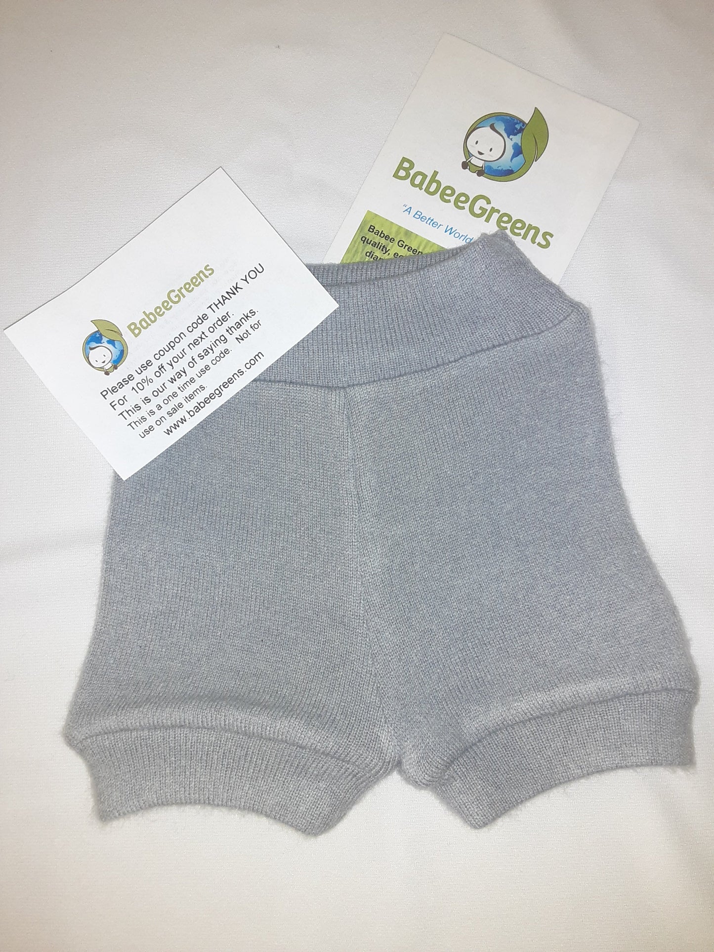 Babee Greens 100% Merino Wool Baby Diaper Cover Shorts