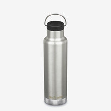 Load image into Gallery viewer, Klean Kanteen 20 oz Classic Stainless Steel Non-Toxic Eco-Friendly Insulated Water Bottle with Loop Cap