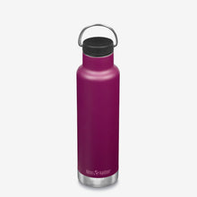 Load image into Gallery viewer, Klean Kanteen 20 oz Classic Stainless Steel Non-Toxic Eco-Friendly Insulated Water Bottle with Loop Cap