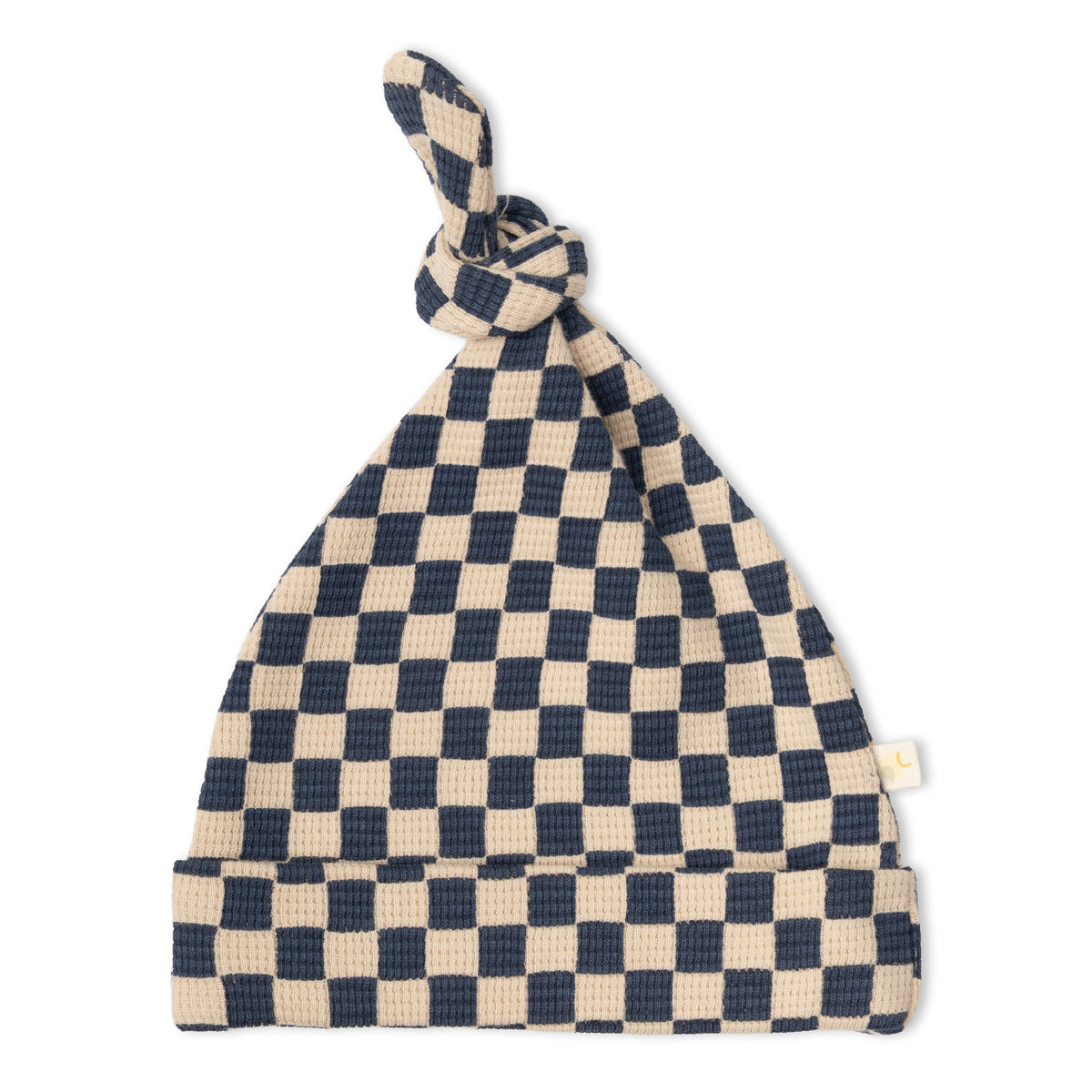 Organic Cotton Knotted Baby Gown – Midnight Check