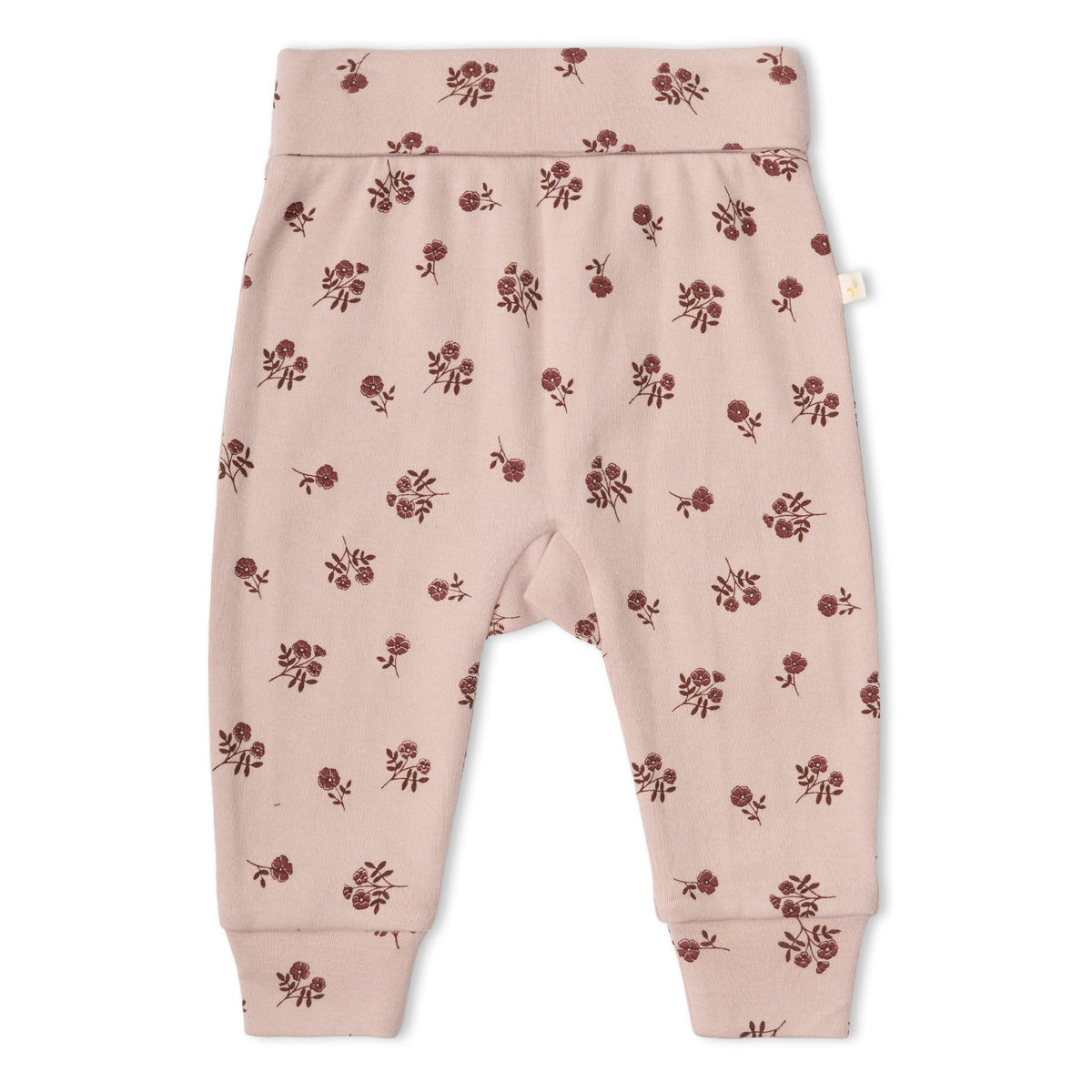 Organic Bodysuit & Foldover Pants Set for Babies – Rosebud