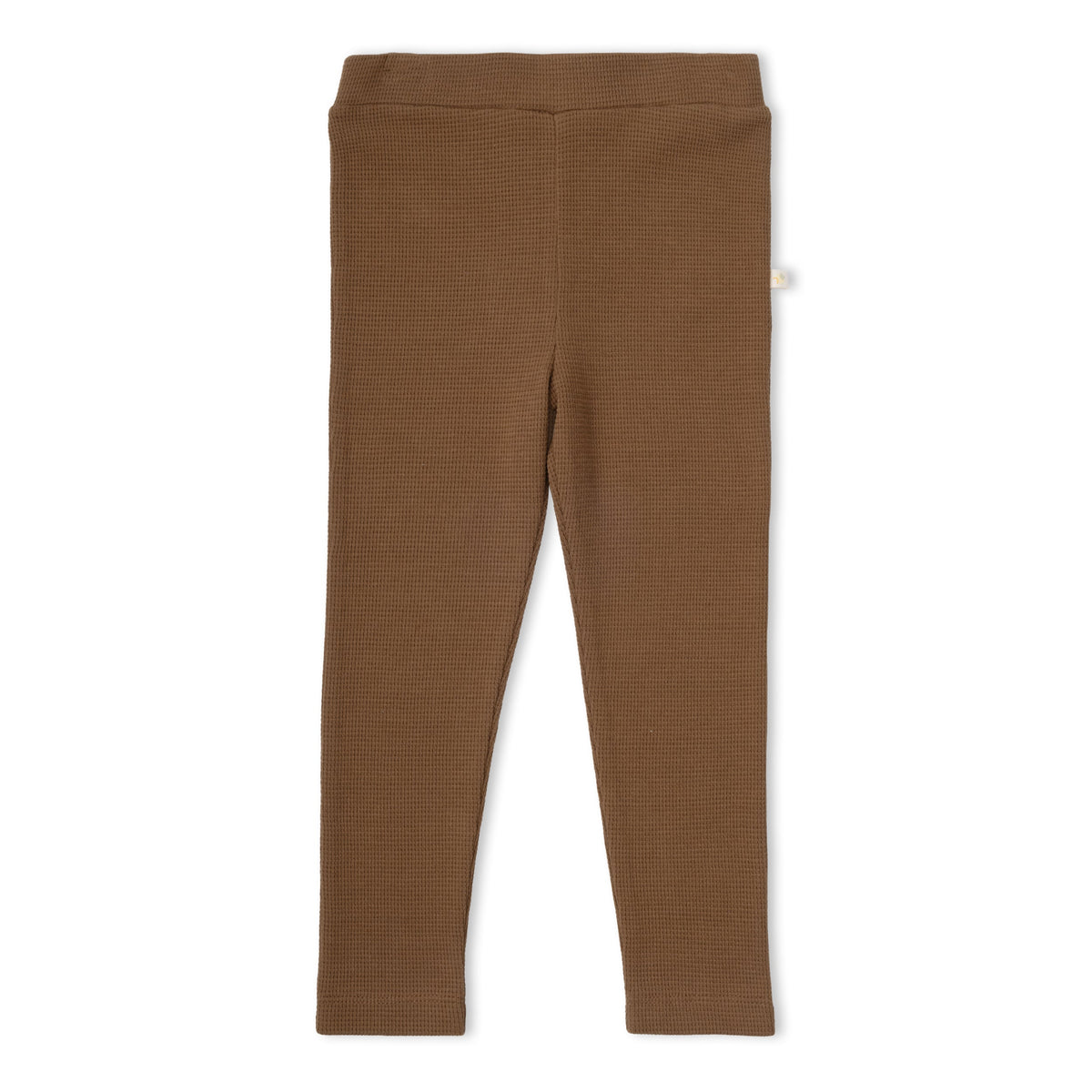Organic Cotton Leggings, Set of 2 for Babies & Toddlers – Chestnut Bloom + Brown
