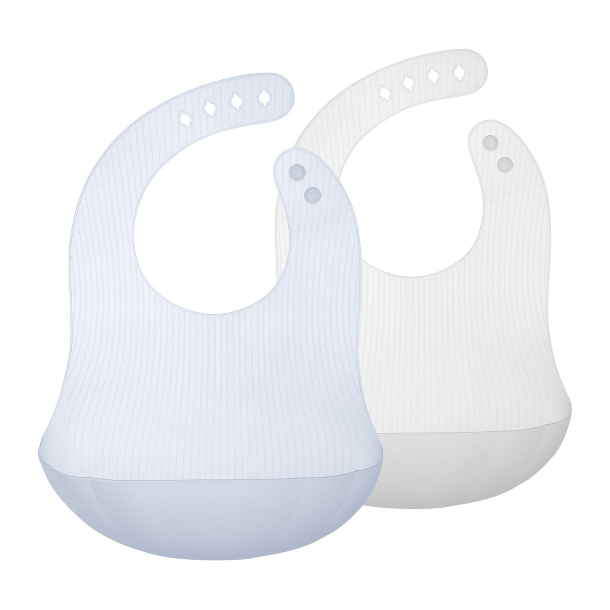 Olababy Silicone Bib with Pocket, Waterproof, Adjustable, 6 Months+