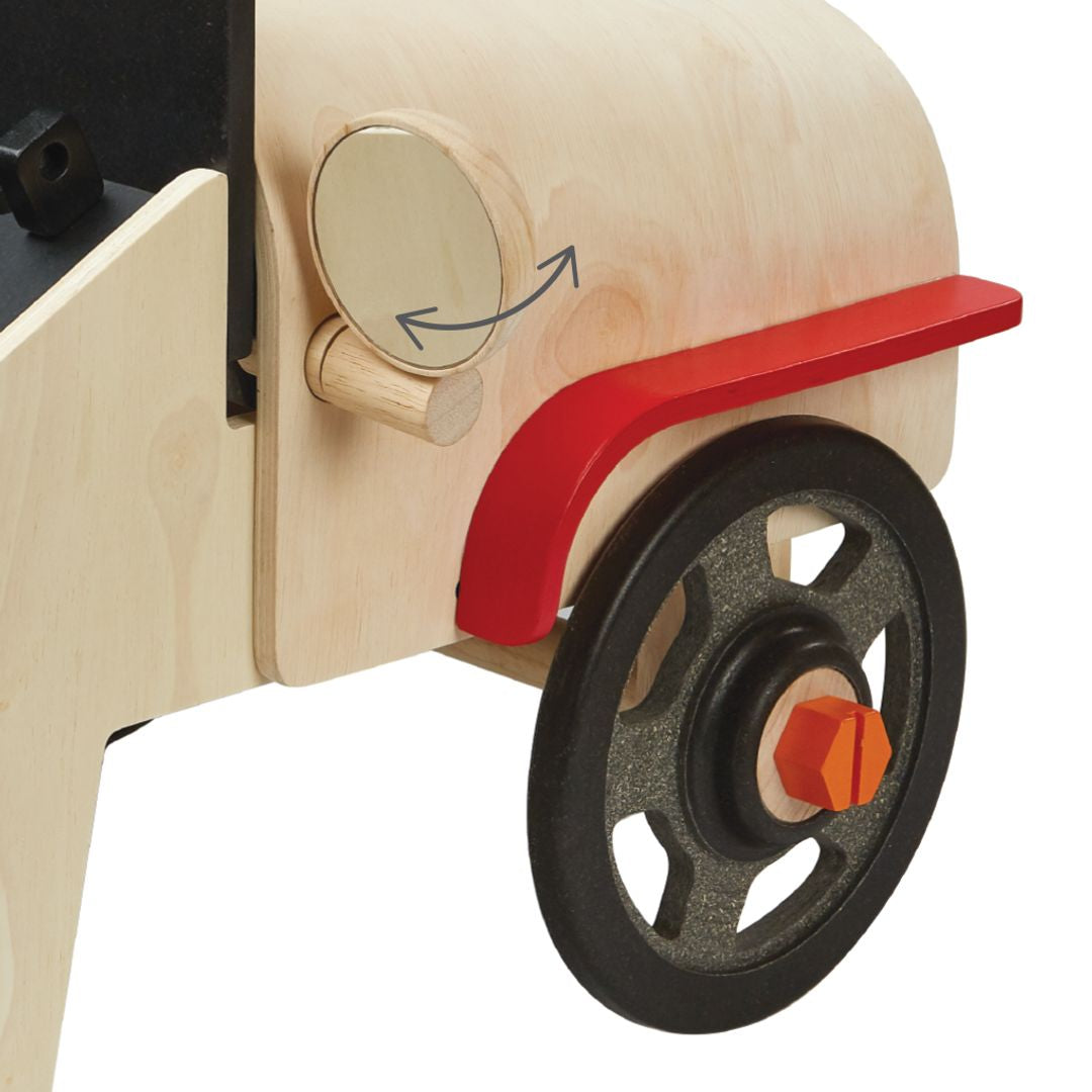PlanToys Eco-Friendly Wooden Motor Mechanic Pretend Play Toy