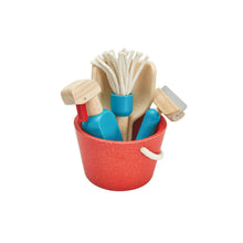 Load image into Gallery viewer, PlanToys Eco-Friendly Wooden Pretend Play Cleaning Set