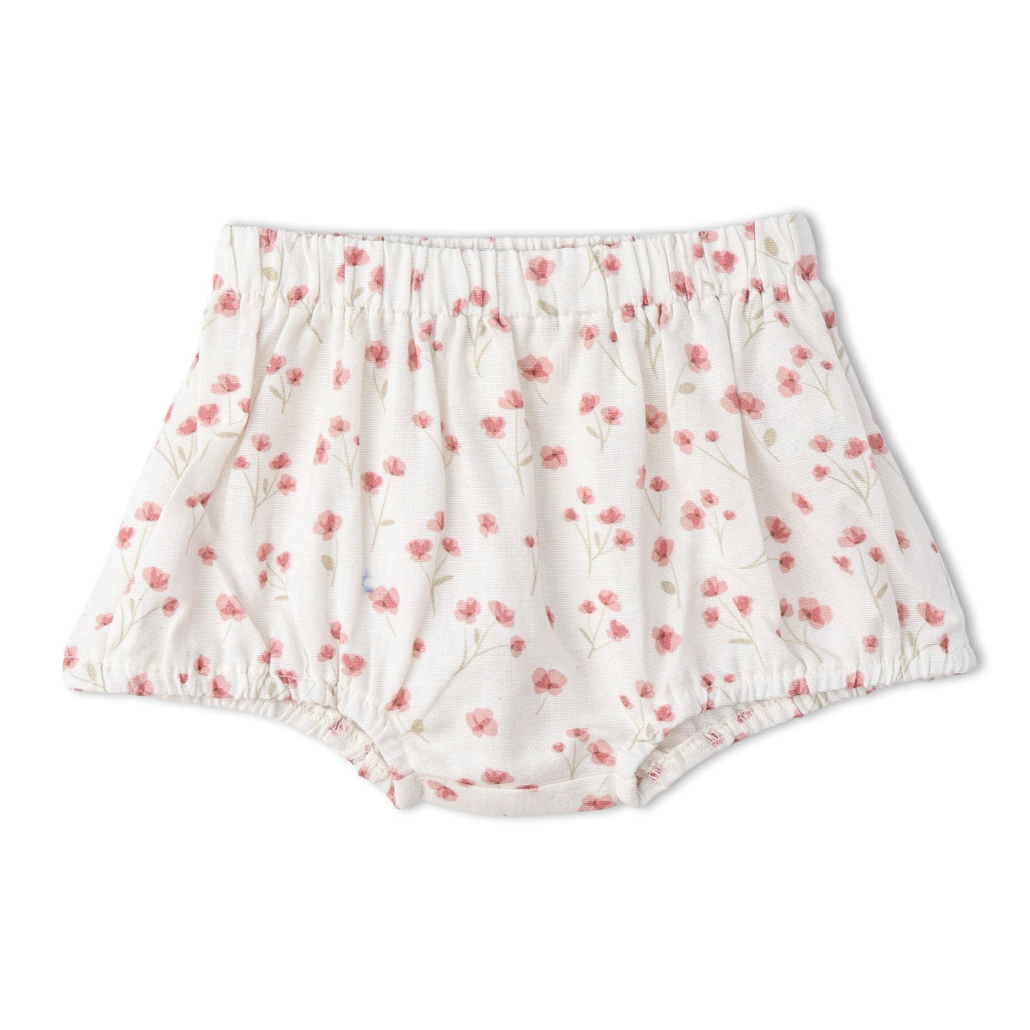 Organic Scalloped Top & Bloomers Set - Pink Bloom