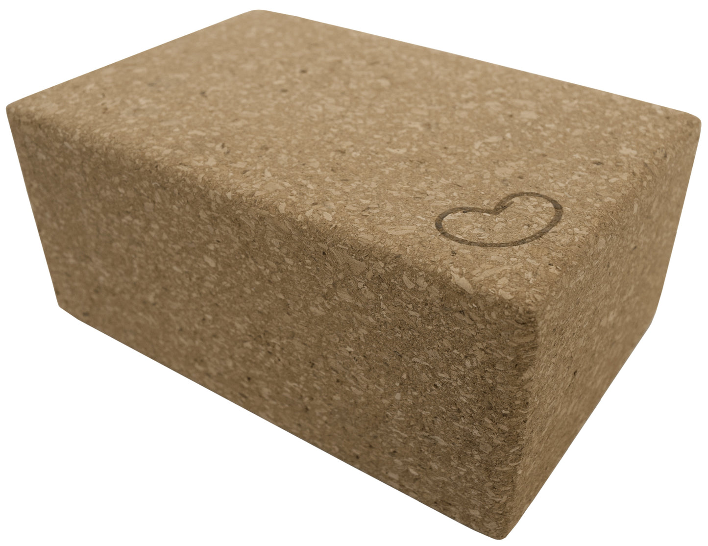 Cork Yoga Block or set - Earth Friendly sturdy cork wood, beveled edges easy grip