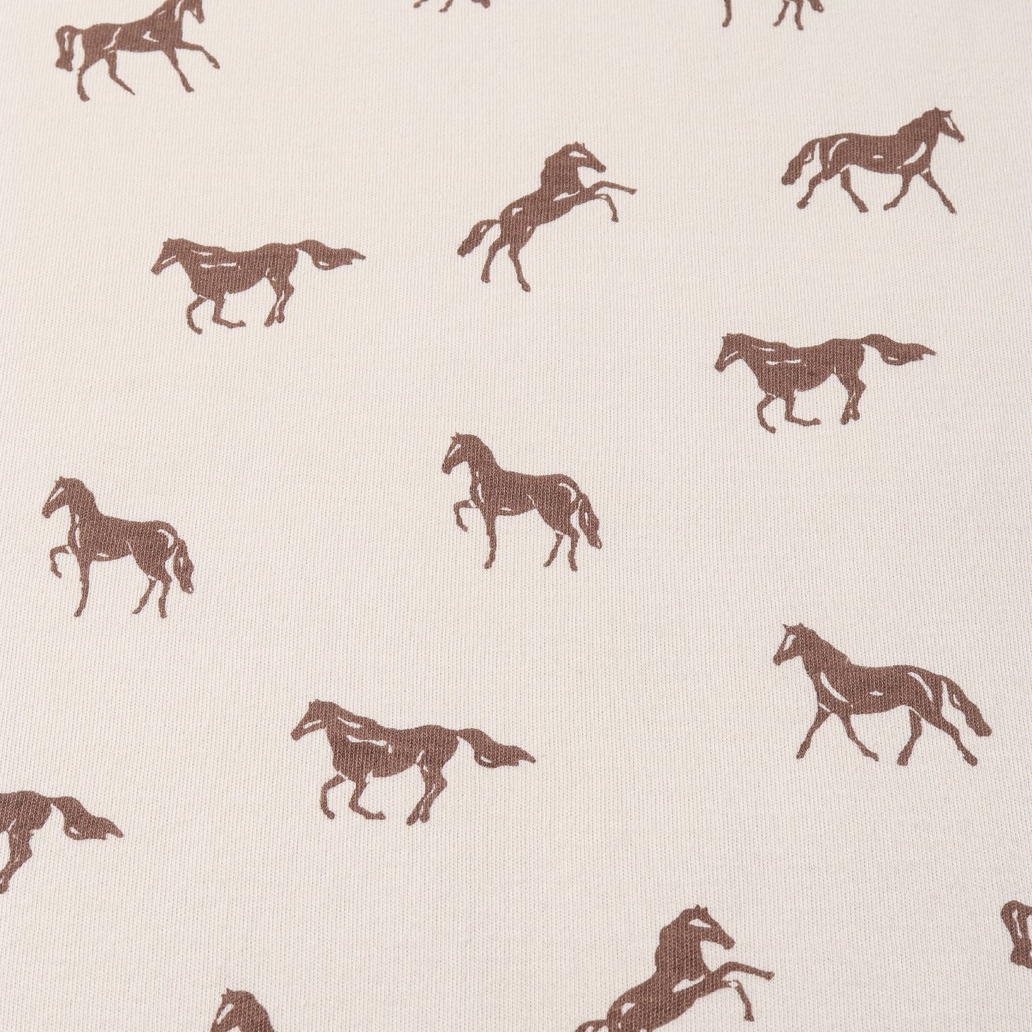 Organic 2-Way Zip Romper - Horses