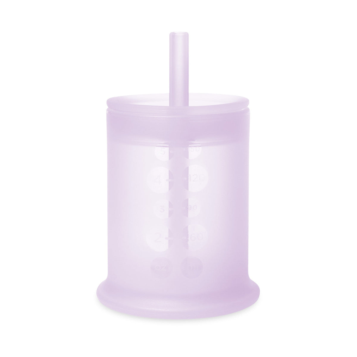 Olababy Infant Straw Cup, Silicone Training Cup with Straw Lid (5oz)