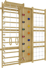 Load image into Gallery viewer, Walnut - 9-in-1 Swedish Ladder Wall Gym and Climber