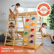 Load image into Gallery viewer, Avenlur Magnolia Eco-Friendly Wooden 7-in-1 Indoor Toddler Preschool Playset