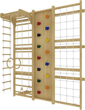 Load image into Gallery viewer, Walnut - 9-in-1 Swedish Ladder Wall Gym and Climber