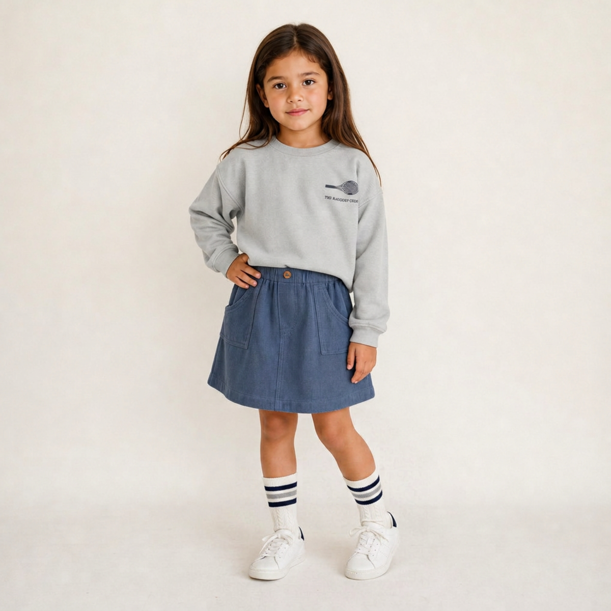 Organic Fleece Sweatshirt for Babies & Toddlers – Tennis