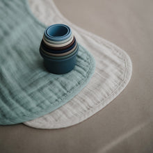 Load image into Gallery viewer, Mushie Organic Cotton Muslin Burp Cloth 2-Pack