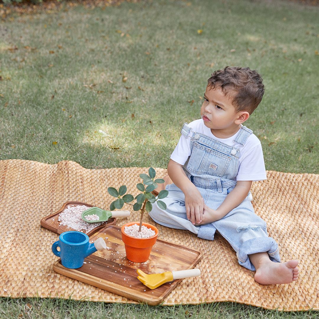 PlanToys Sustainable Non-Toxic Kids' Gardening Set