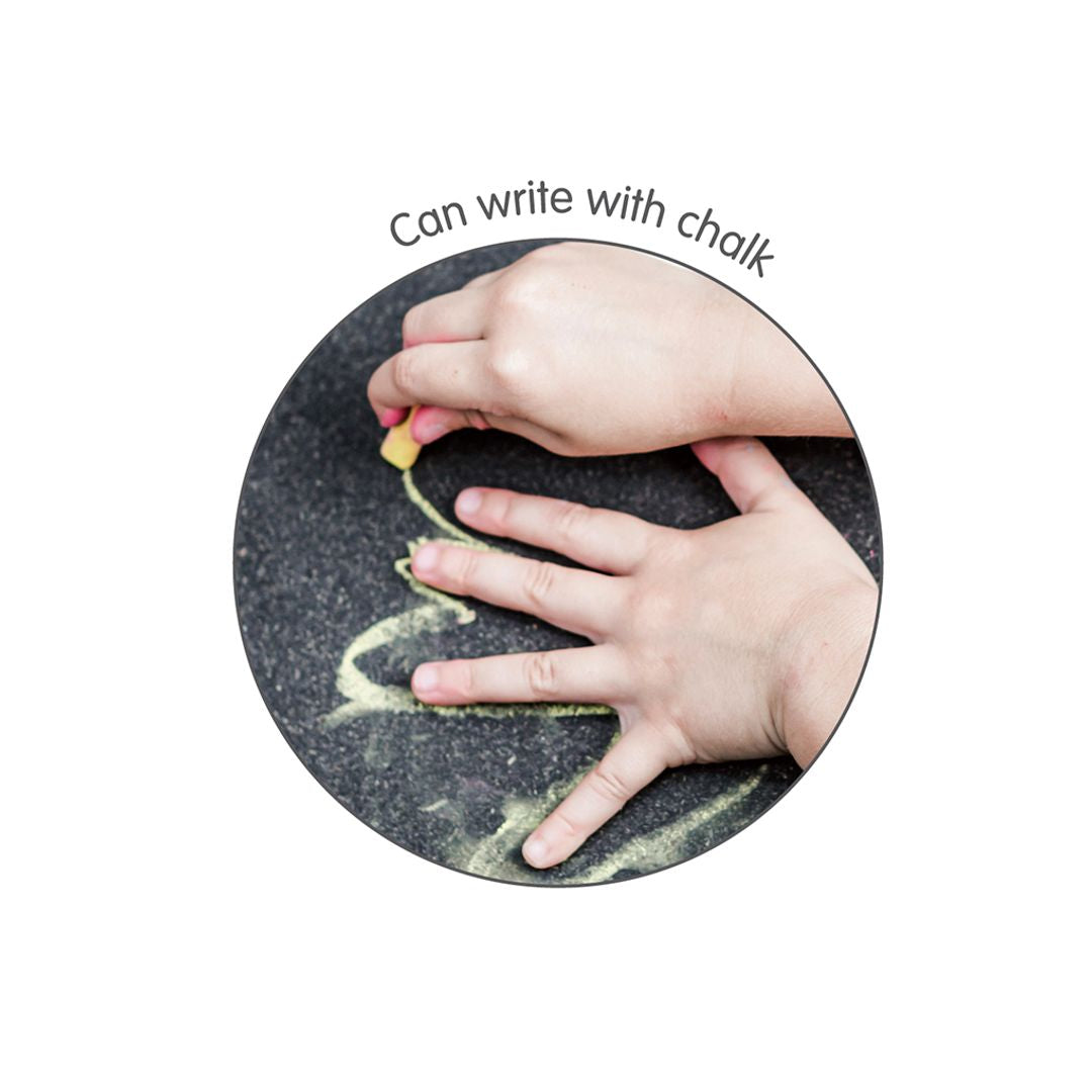 PlanToys Eco-Friendly Wooden Kids' Table & Chair - Black