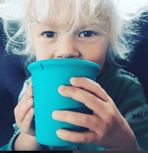 Load image into Gallery viewer, 8oz Stackable Silicone Cups for Kids and Toddlers, 4pk
