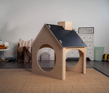Load image into Gallery viewer, Avenlur Evergreen- Sustainable Children's Playhouse with Chalkboard Roof
