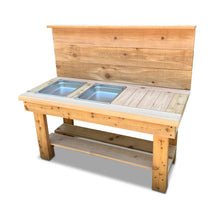 Load image into Gallery viewer, Bunny Hopkins® Mud Kitchen - Eco-Friendly Non-Toxic Outdoor Play Kitchen Made from American Cedar