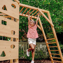 Load image into Gallery viewer, Avenlur Hawthorn: 9-in-1 Eco-Friendly Outdoor Climbing Gym with Monkey Bars & Swing Set for Kids 3-11