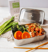 Load image into Gallery viewer, Stainless Steel Lunch Box, 3 Compartment Leak Proof, 50 Oz