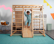 Load image into Gallery viewer, Avenlur Magnolia Eco-Friendly Wooden 7-in-1 Indoor Toddler Preschool Playset
