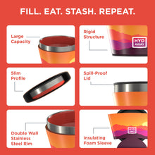 Load image into Gallery viewer, HYDAWAY Collapsible Insulated Food Grade Silicone Bowl | 1.5 Cup