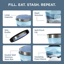 Load image into Gallery viewer, HYDAWAY Collapsible Insulated Food Grade Silicone Bowl | 1.5 Cup