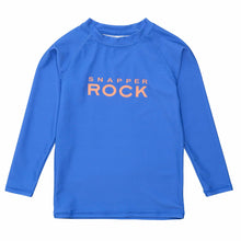 Load image into Gallery viewer, Azure Blue Sustainable LS Rash Top