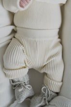 Load image into Gallery viewer, Luna + Luca Baby Rib Leggings - Cream