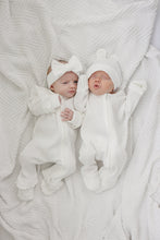 Load image into Gallery viewer, Luna + Luca Ruffle Waffle Set - White