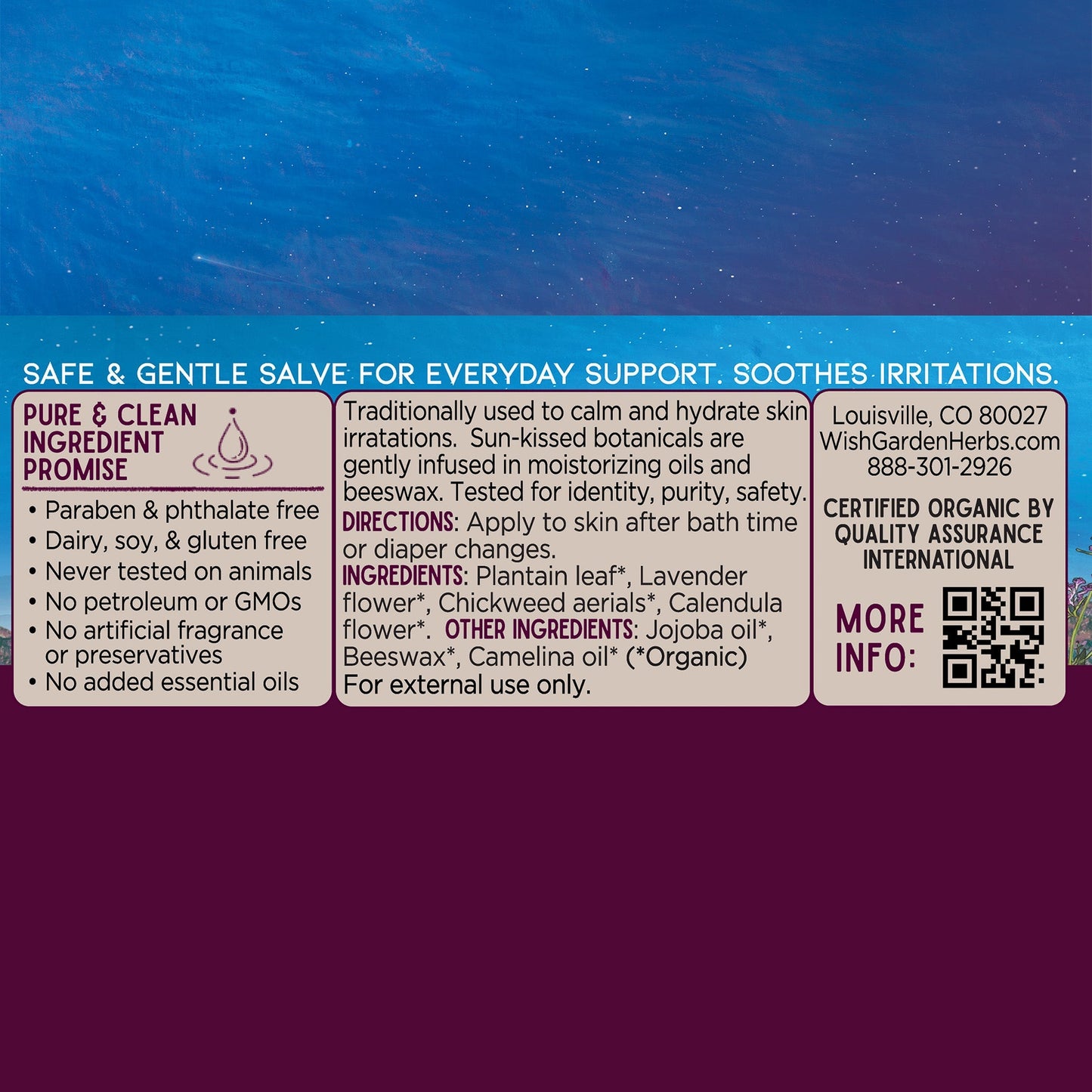 WishGarden Herbs Baby Bum Diaper Rash Balm