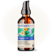 Load image into Gallery viewer, Motherlove Organic Diaper Oil - Gentle Vegan Herbal Protection for Baby's Delicate Skin