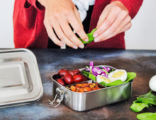 Load image into Gallery viewer, Stainless Steel Lunch Box, 3 Compartment Leak Proof, 24 Oz