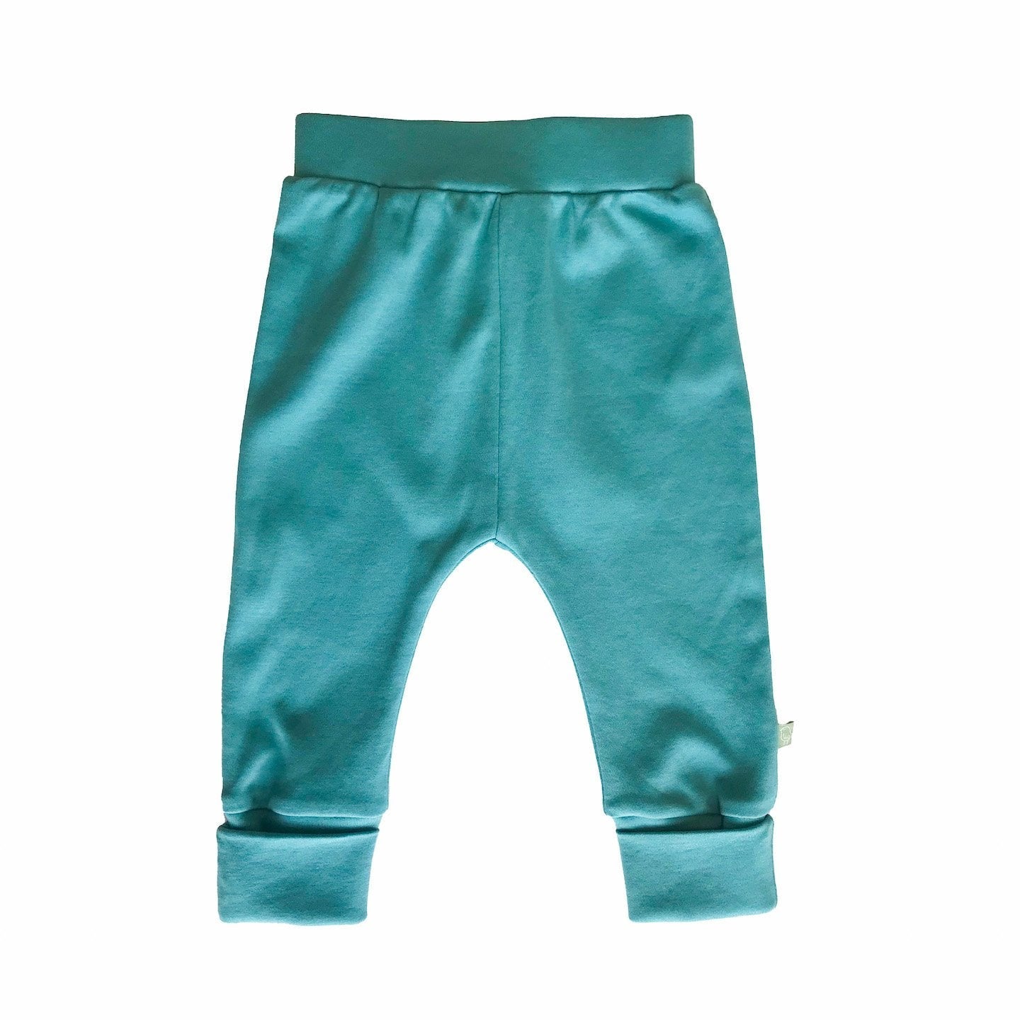 cuffed pants | vintage aqua