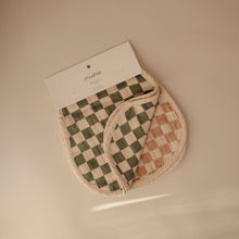 Load image into Gallery viewer, Mushie Organic Cotton Muslin Burp Cloth 2-Pack