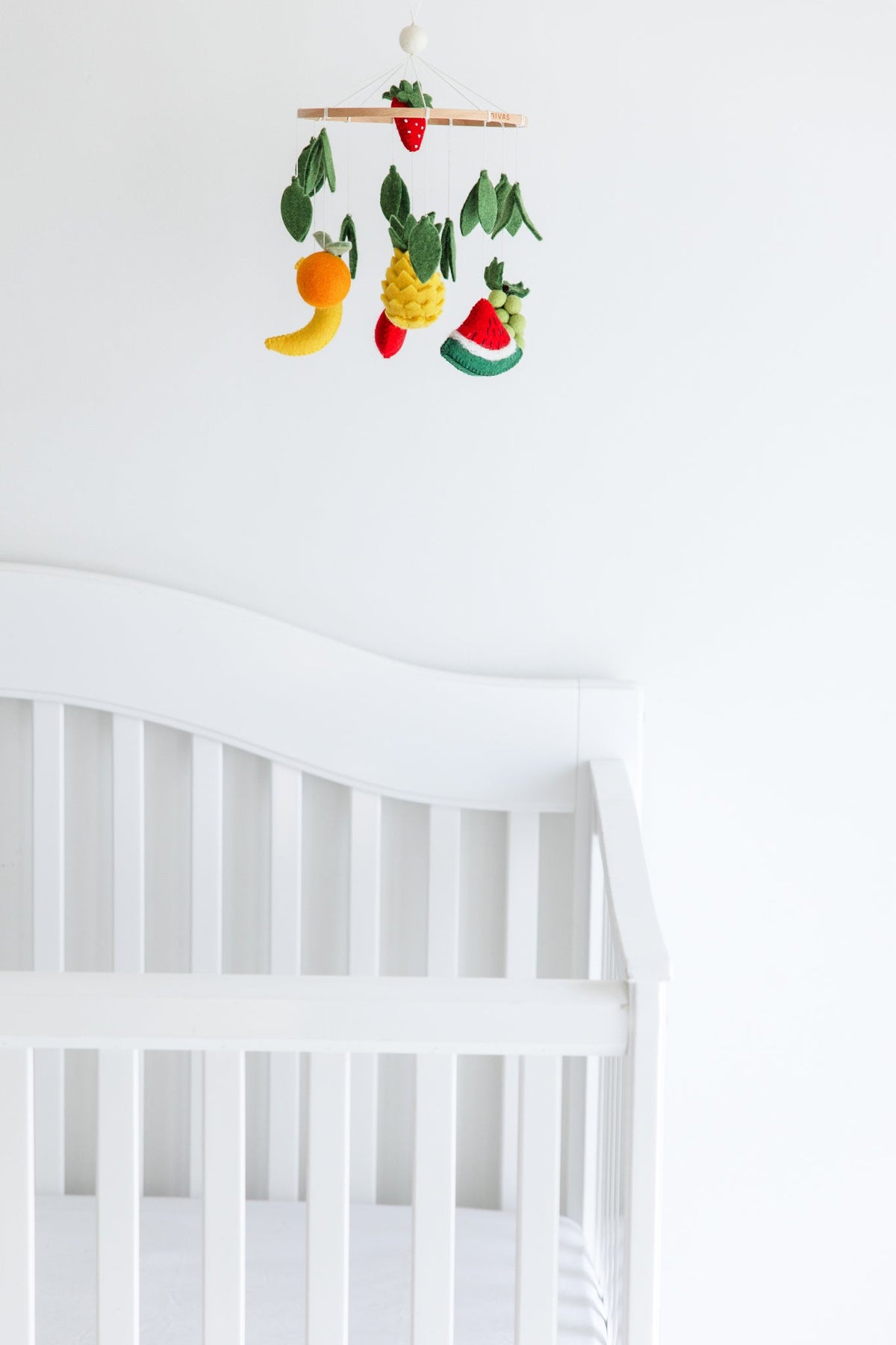 Fruit Crib Mobile – Handmade Wool Felt Nursery Decor