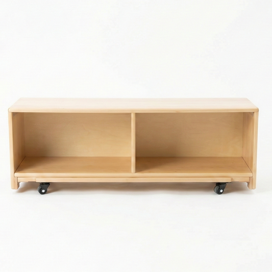 Montessori Classroom Shelf - 4' x 16" - Closed Back