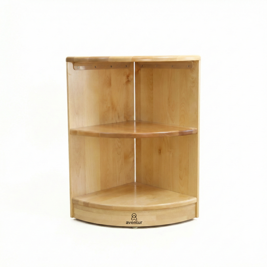 Montessori Classroom Corner Shelf - 24" Tall