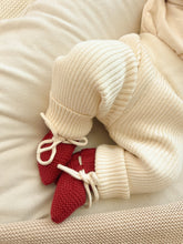 Load image into Gallery viewer, Luna + Luca Baby Rib Leggings - Cream